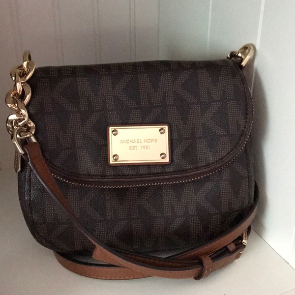 brown mk crossbody